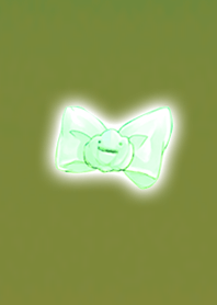 Halloween ribbon green