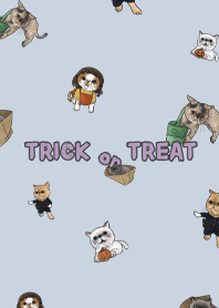 meow's halloween3 - light slate blue