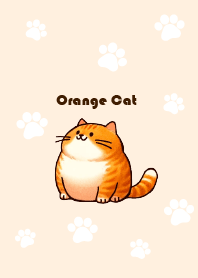 Big fat orange cat