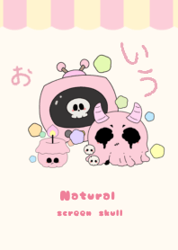 Natural screen skull