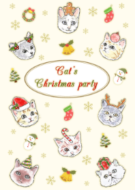 Cat's Christmas Party.