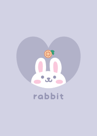 Rabbits3 Orange - purple