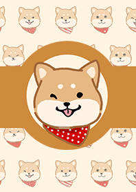 柴犬圍巾