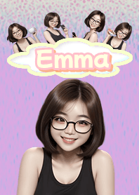 Emma attractive girl purple03
