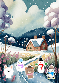 Kawaii scandinavian style(Winter-1028)