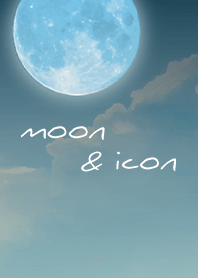 สีเทา : ดวงจันทร์และไอคอน