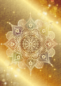 Mandala that raises all luck gold