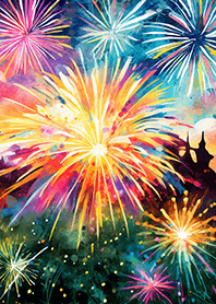 Beautiful Fireworks Theme#547