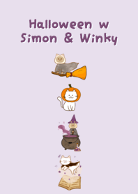 Halloween w Simon & Winky Purple
