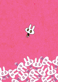 A cute rabbit with darkness