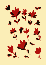 Red flower-egg color
