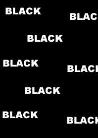 Black with black lettering.
