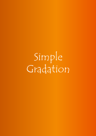 Simple Gradation -GlossyOrange 11-