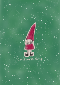 Christmas Nisse - green