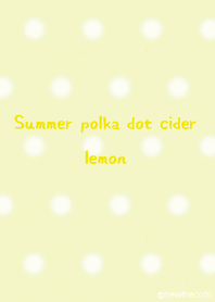Summer polka dot cider lemon