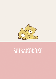 SHIBAKOROKE / Beige & Pink