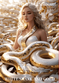 White snake and gold  Lucky 29