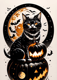 halloween cat 2a8F4A