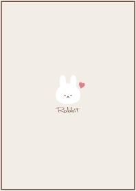 Rabbit -Dusky Beige- 14