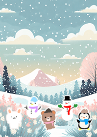 Kawaii scandinavian style(Winter-592)
