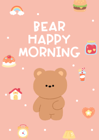 Bear Happy Morning (pastel)