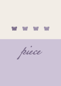 Lavender purple.Butterfly