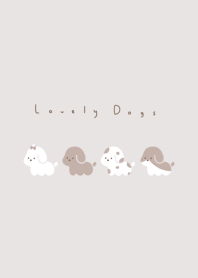 5 dogs (NL)/gray beige LB