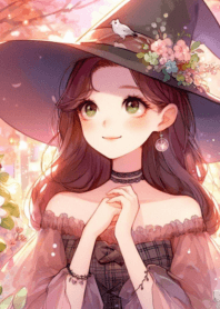 Happy halloween minimal girl No.5