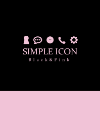 SIMPLE ICON Black&Pink