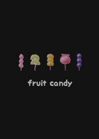 水果糖 <黑色 簡單>
