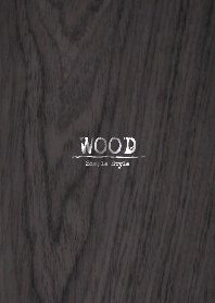 木目調～シンプルスタイル～シルバー文字