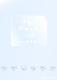 Happy Elegance Jewel Heart blue