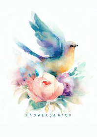 FLOWERS&BIRD-BLUE 29