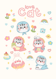 รักแมวน่ารัก : พาสเทล