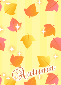 かわいい秋の落ち葉２