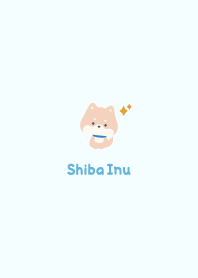 Shiba Inu3 Glitter - Blue
