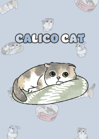 calicocat2 - light slate blue