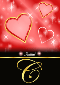 C-Initial-Love forecast-Red Heart