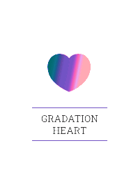 GRADATION HEART THEME :107