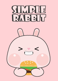Simple So Pretty Pink  Rabbit Theme