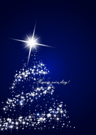 Christmas tree - Night sky -