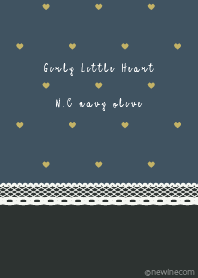 Girly Little Heart N.C navy olive