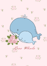 寶貝鯨魚 紅玫瑰花園