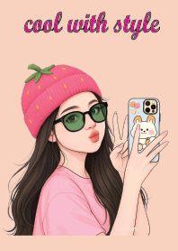 Cool woman with style..