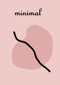 minimal black pink