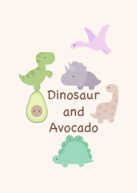 Dinosaur and Avocado