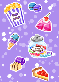 Favorite sweets -purple-