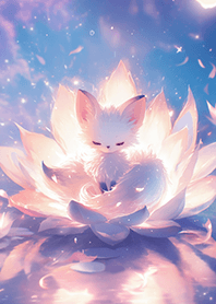 夢幻の蓮花白狐❤️