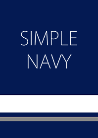 シンプル*ネイビー