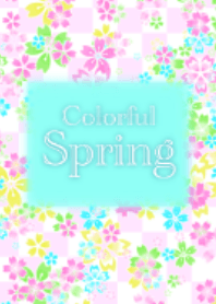 Colorful spring SAKURA